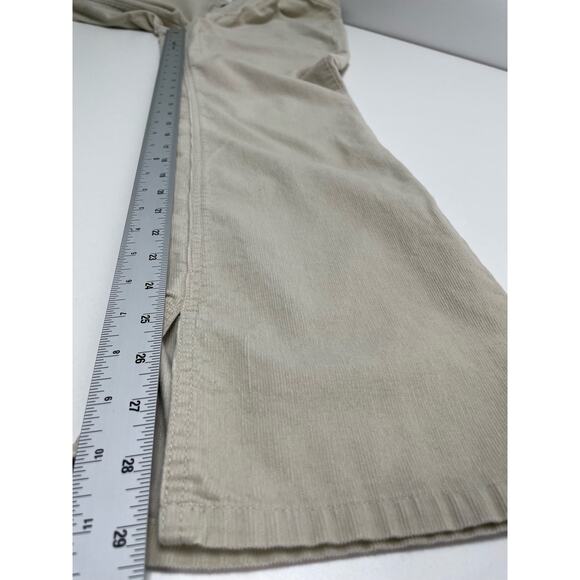 Y2K Vintage Old Navy Mid Rise Straight Leg Corduroy Jeans 100% Cotton Beige 8 - Picture 9 of 10